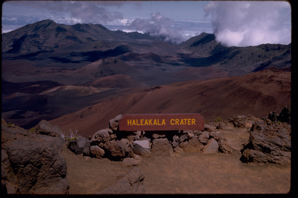 Haleakalā Crater in Haleakalā National Park on Maui