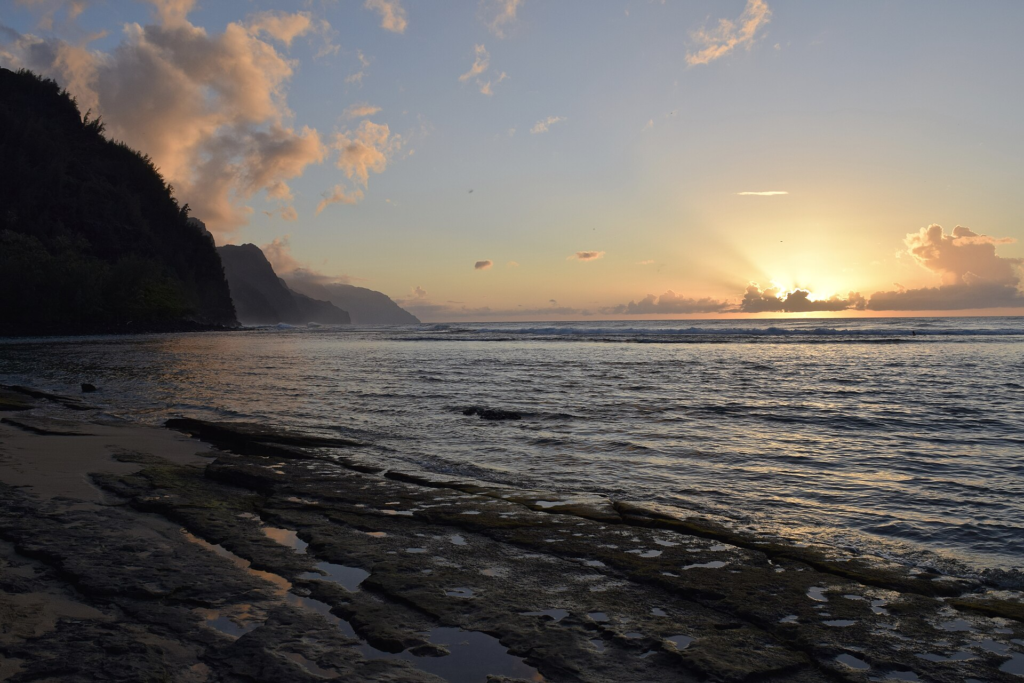 Kauaʻi Travel Guide Kēʻē Beach and the Nā Pali Coast at Hāʻena State Park on Kauaʻi